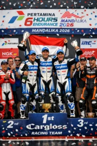 Read more about the article Cargloss Racing Team Naik Podium di Pertamina 6 Hours Endurance Mandalika 2026