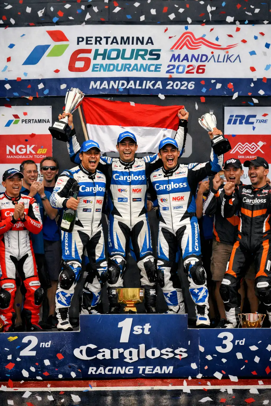 Read more about the article Cargloss Racing Team Naik Podium di Pertamina 6 Hours Endurance Mandalika 2026